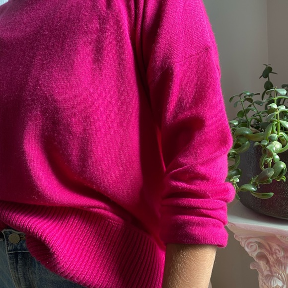 DVF Oversized Cashmere Blend Sweater - Picture 2 of 4